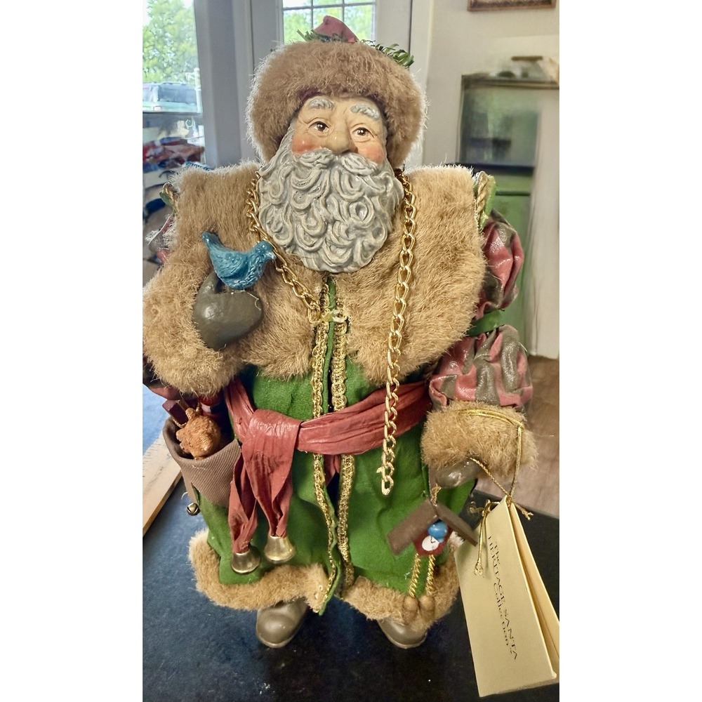 Vintage Herr Kristmas Black Forest Santa Heritage Collection Midwest 16"